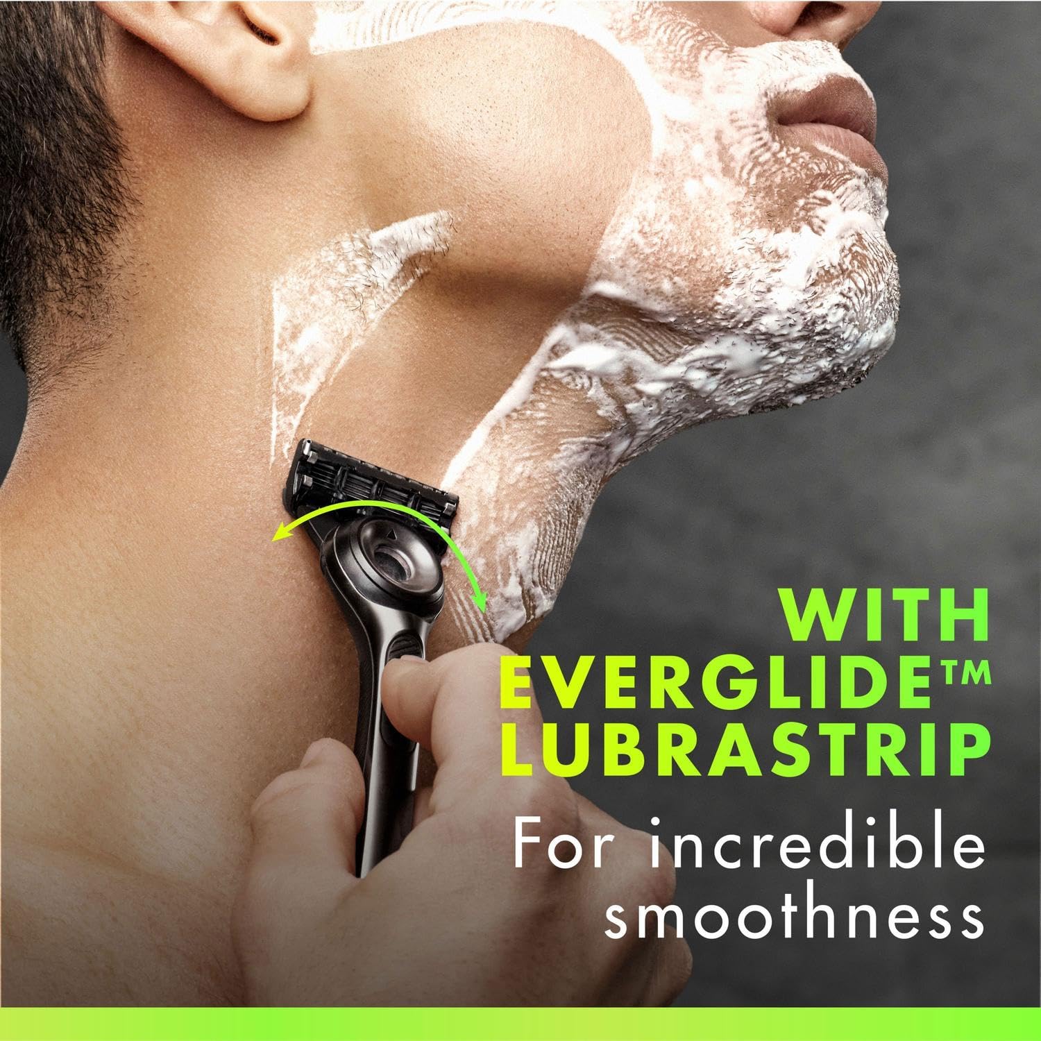 GilletteLabs 6 sztuk żyletek do golenia GilletteLabs With Exfoliating Bar i Heated Razor, żyletki firmy Gillette