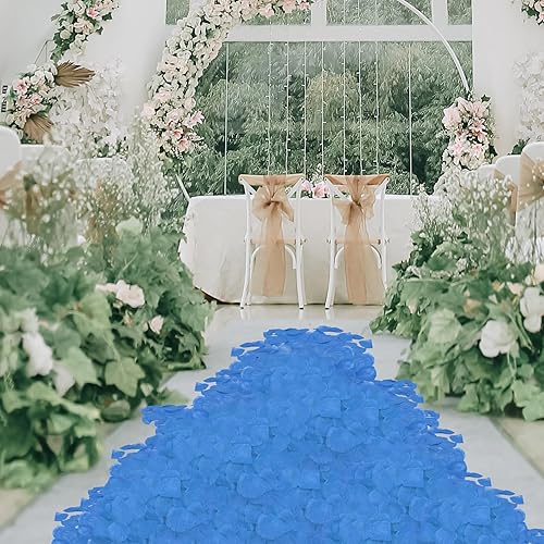 Vista 34 de JHFGJGH 500 exquisitos pétalos de rosa negros, pétalos de rosa de seda con emulación, pétalos de flores artificiales para noches románticas, bodas