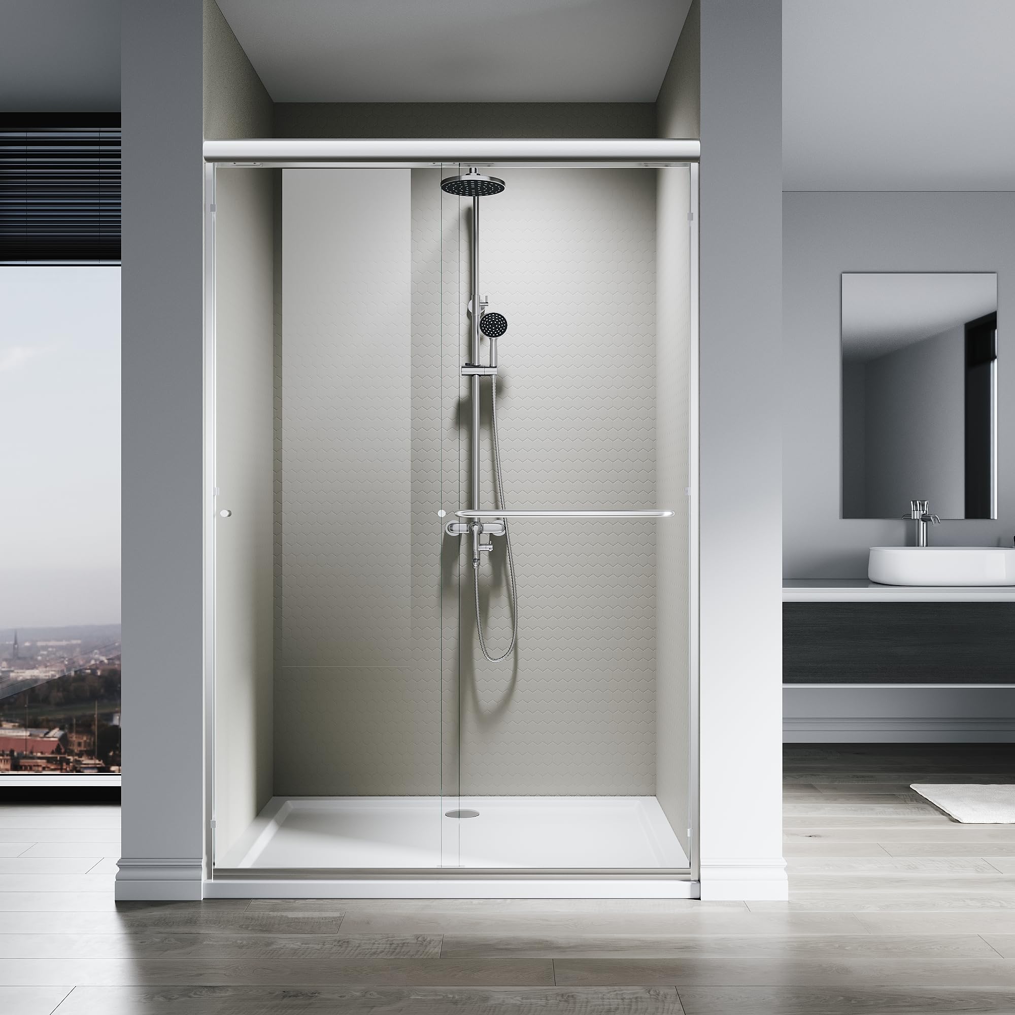SL4U Double Sliding Shower Door