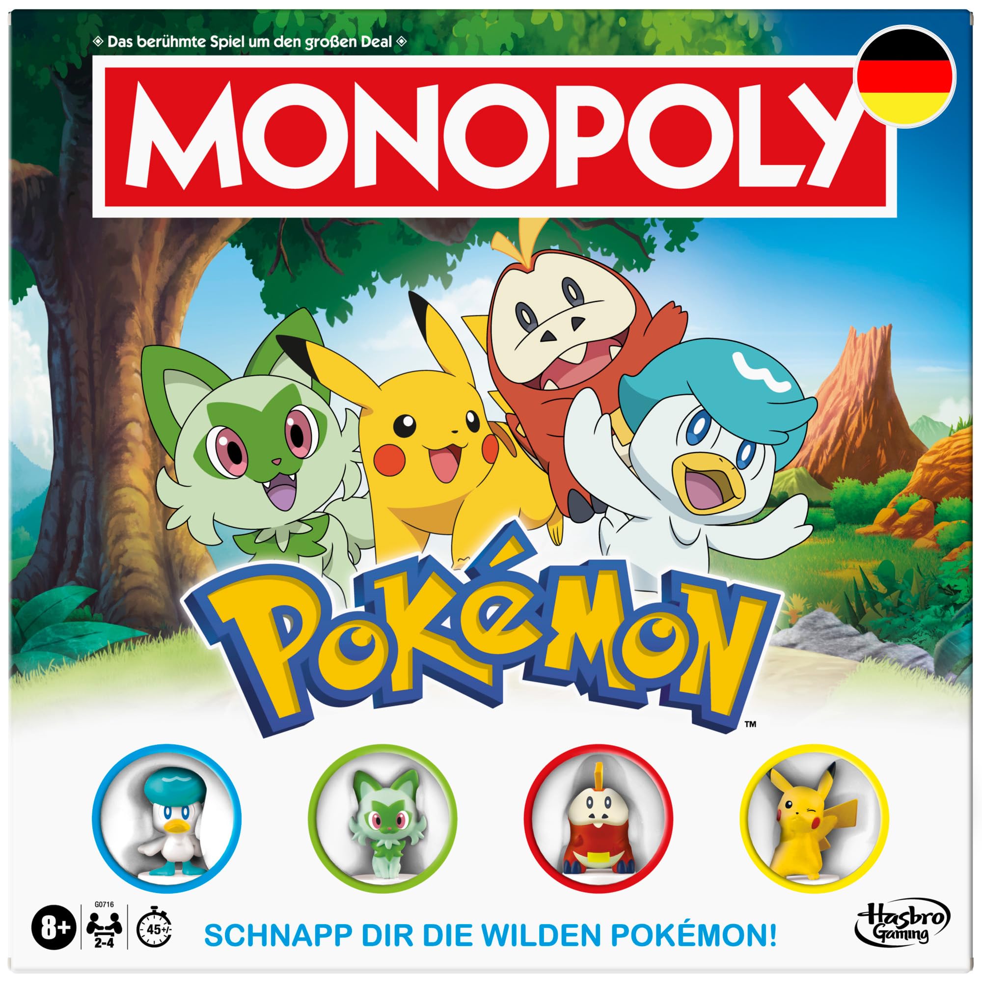 Monopoly Pokémon Edition Gioco da tavolo – Versione tedesca