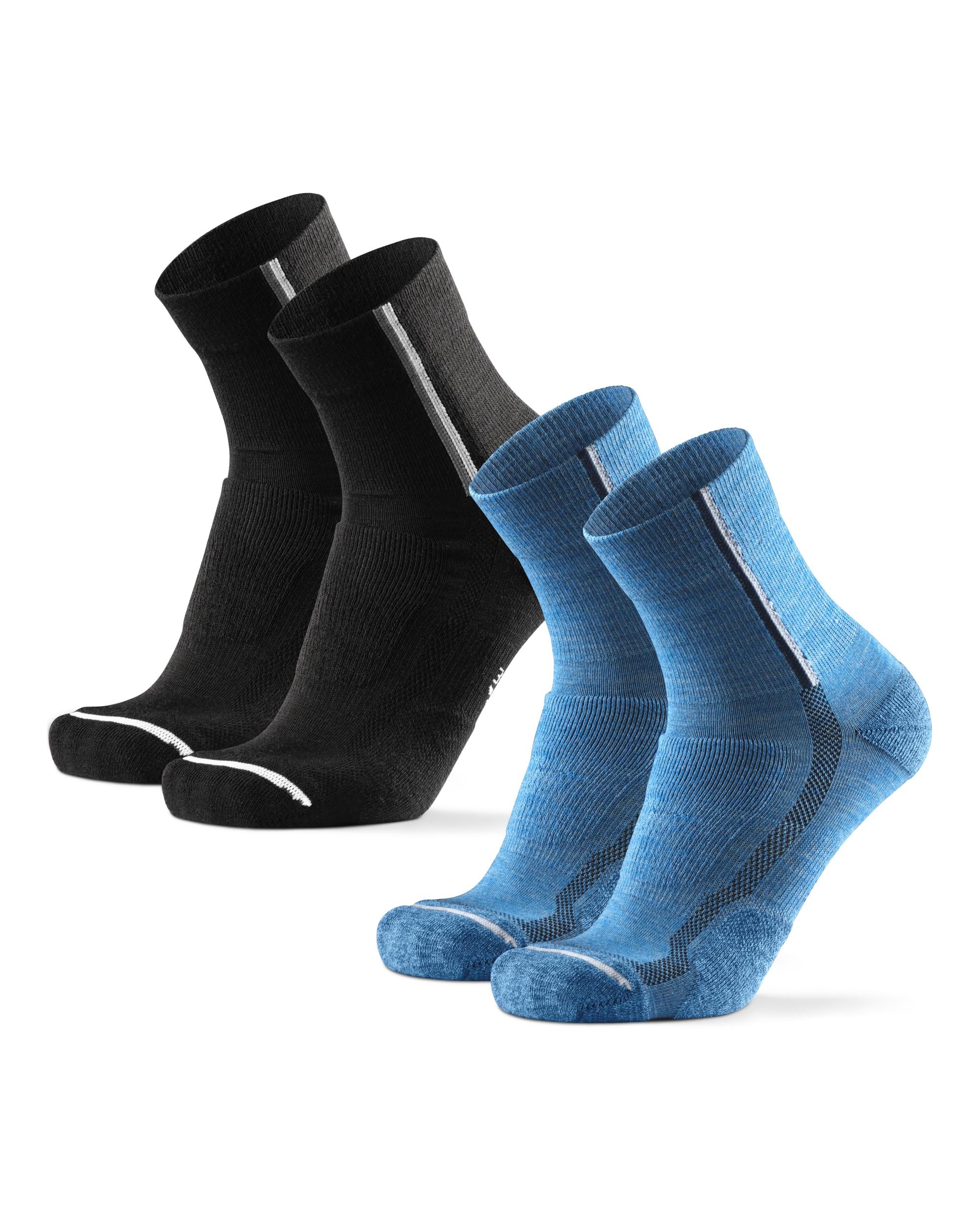 DANISH ENDURANCE Warm Cycling Socks Merino Wool 2-Pack
