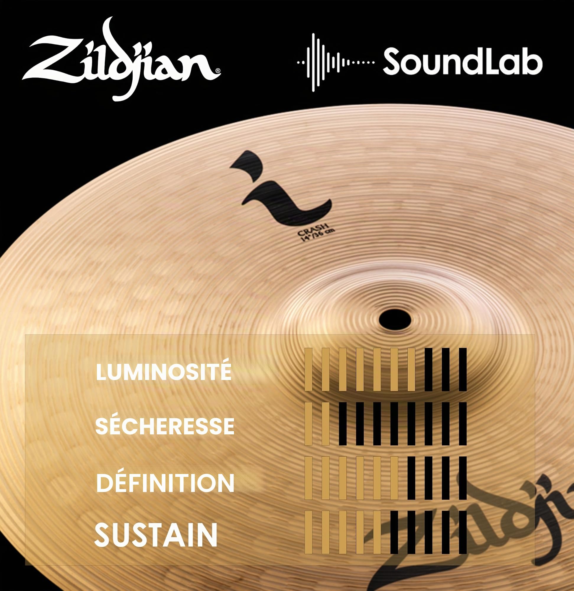 Zildjian I Family Medium-Thin Crash 14" - Cymbale Crash