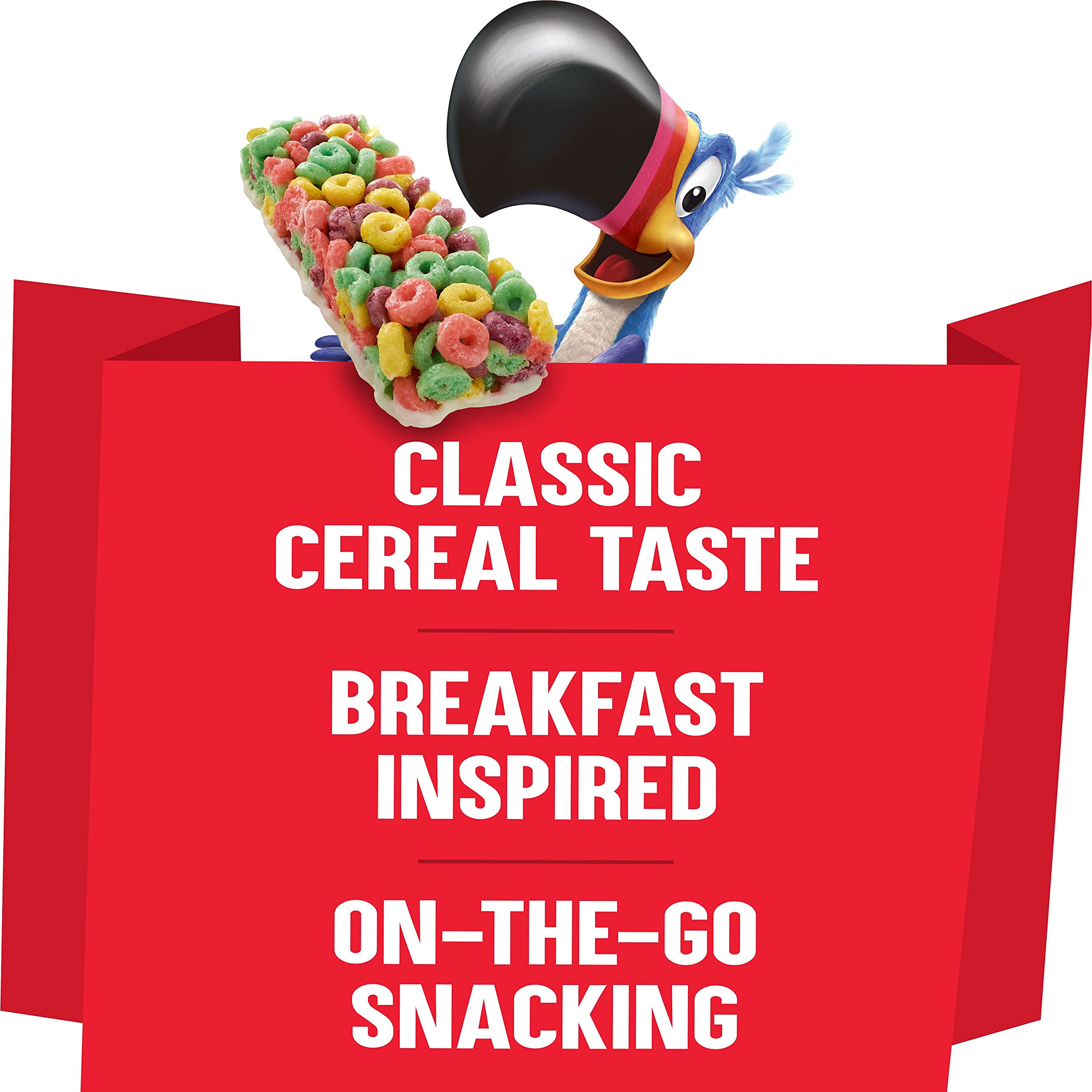 Buy Kellogg's Froot Loops Cereal Bars, Kids Breakfast Bars, School