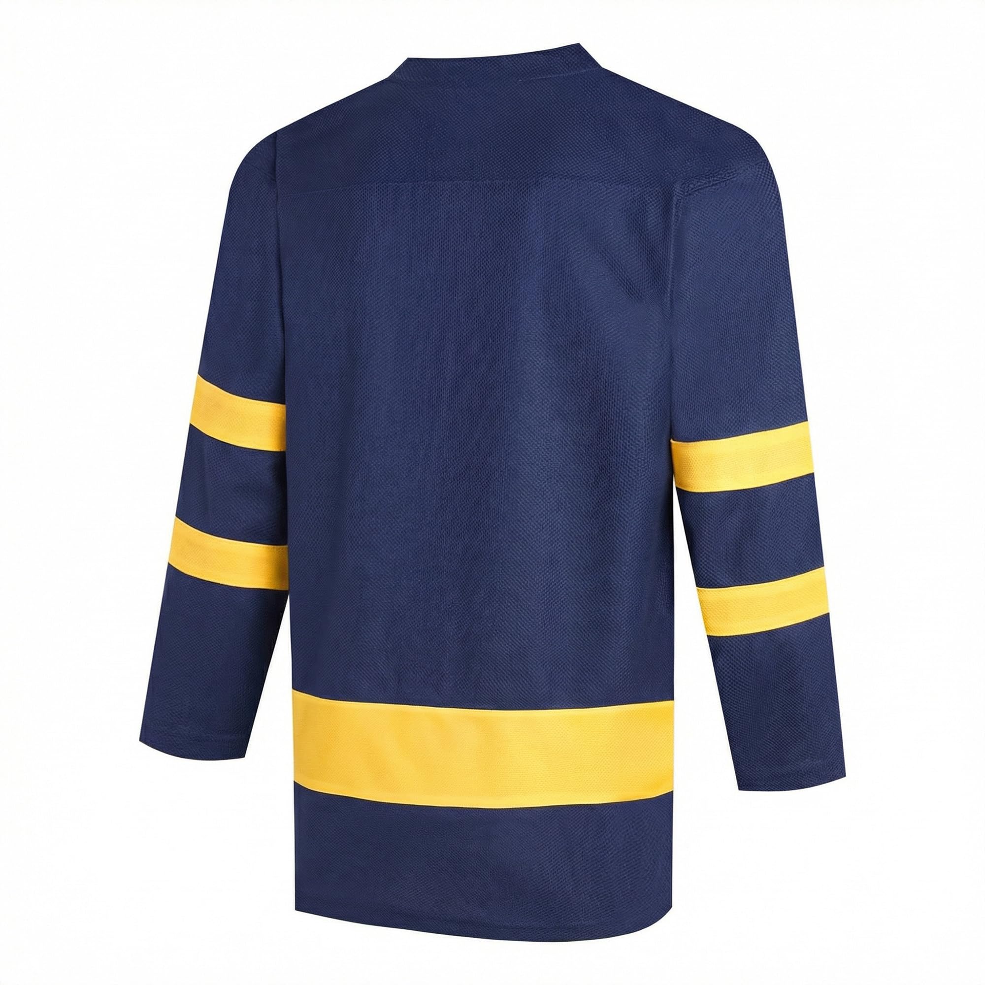 DEHANER Blank Ice Hockey Jerseys for Men Unisex Sport Practice Game Shirts Long Sleeve College Team Tops - 3