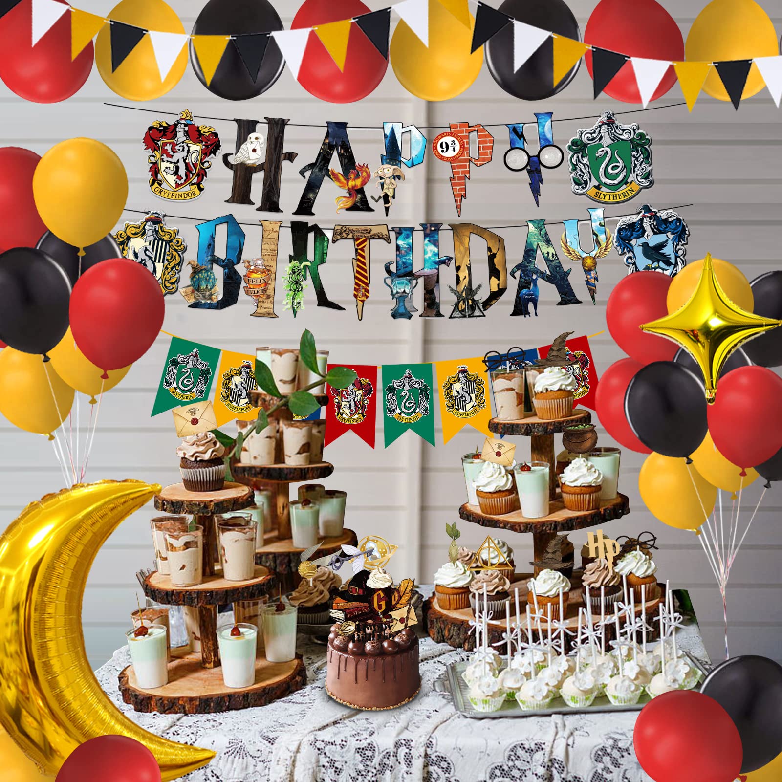 Fondo De Cumpleaños Mágico De Mago – 180x100 Cm, Con Sombrero, Castillo Y Murciélagos, Para Fiestas Temáticas Y Halloween