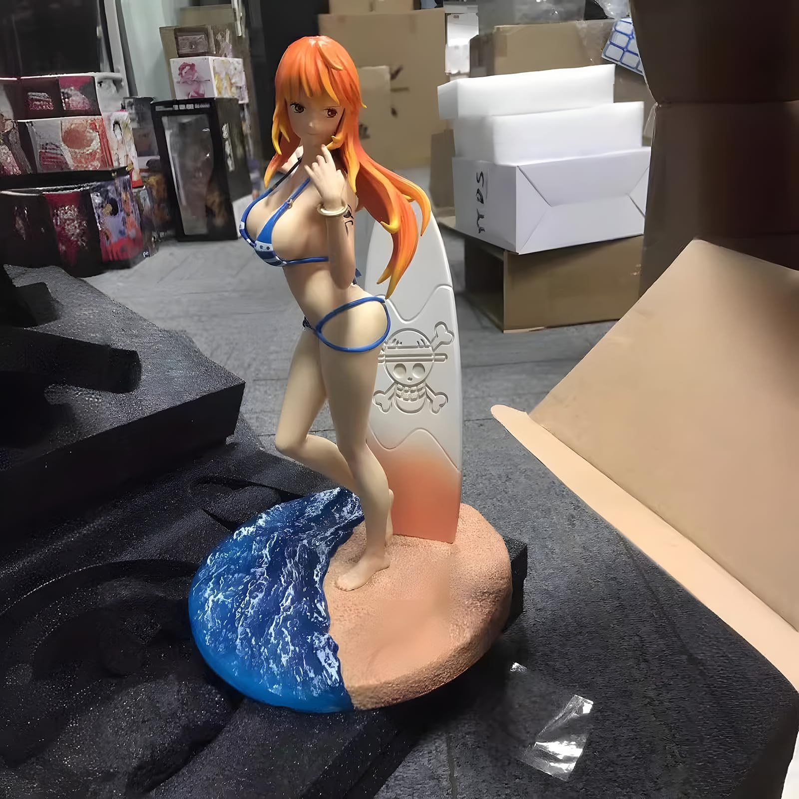 Amazon.co.jp: ワンピース ナミフィギュア ビキニ 水着 巨乳少女