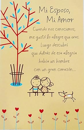 Mi Esposo Mi Amor My Husband My Love Feliz Dia De San Valentin Happy Valentine S Day Romantic Greeting Card For Husband In Spanish Amazon Ca Office Products