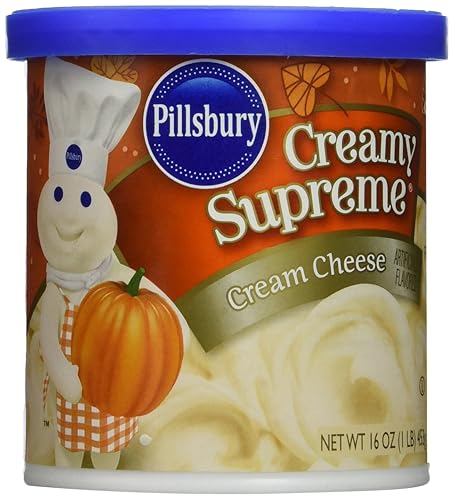 Pillsbury - Glaseado con sabor a queso crema, 2 paquetes de 2 (16 onzas)