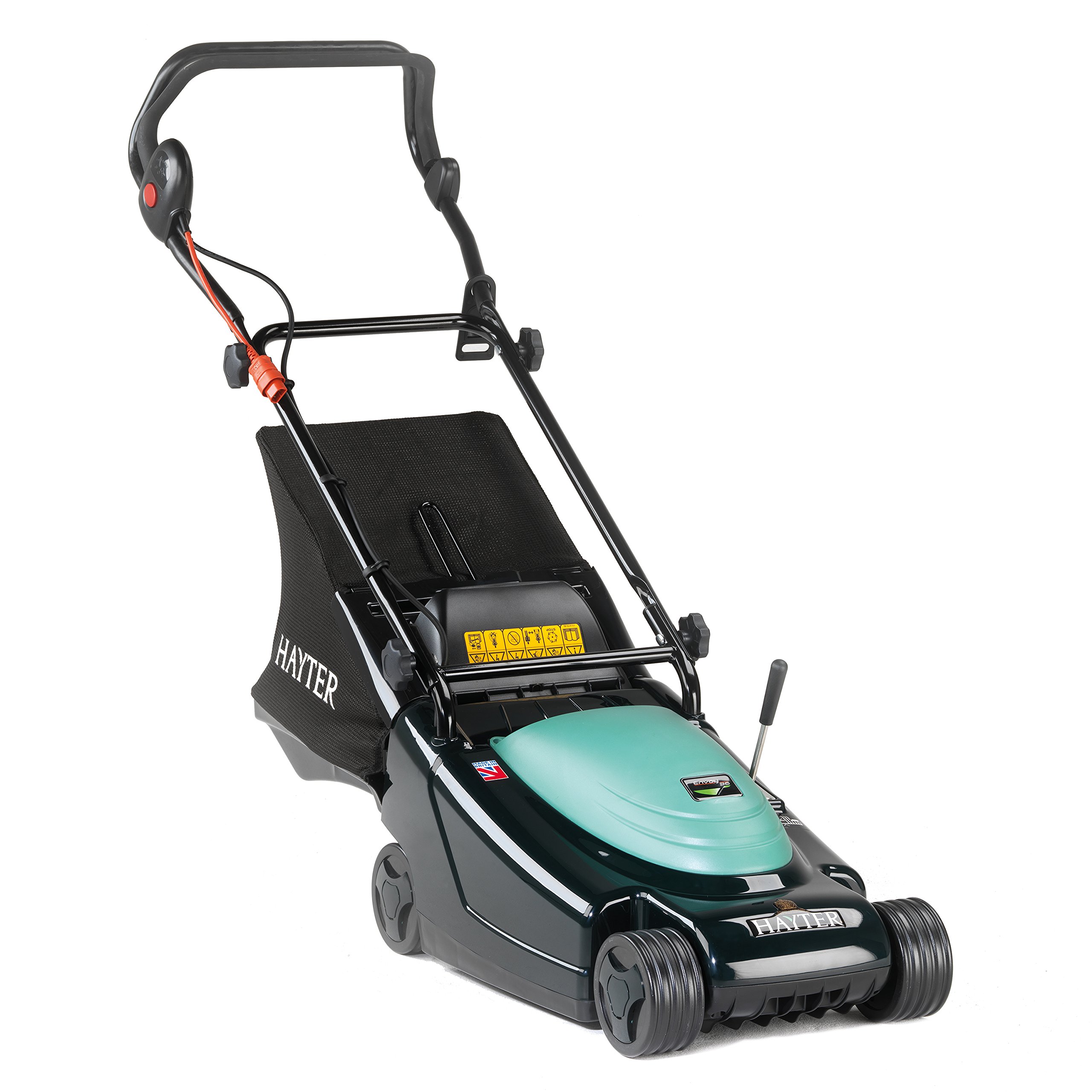 Hayter Envoy 36 Electric Corded Rear Roller Mower, 230W, 36cm wide, push along