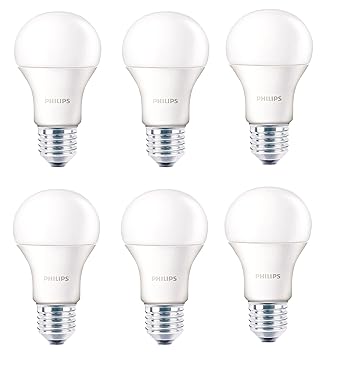 PHILIPS Base E27 14-Watt LED Bulb (White, Cool Day Light) - Pack of 6