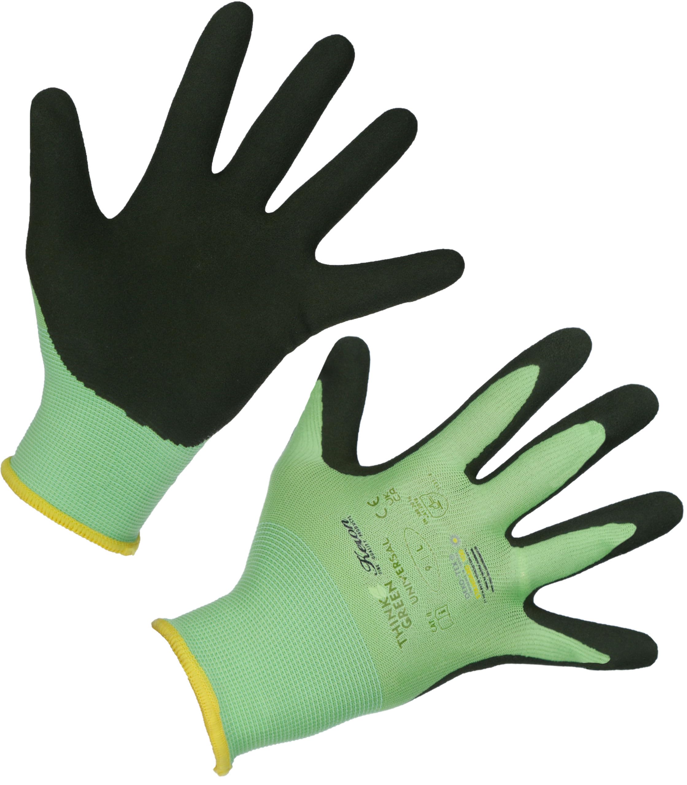 Keron Handschuh ThinkGreen Universal grün, Latexschaum Gr 7/S