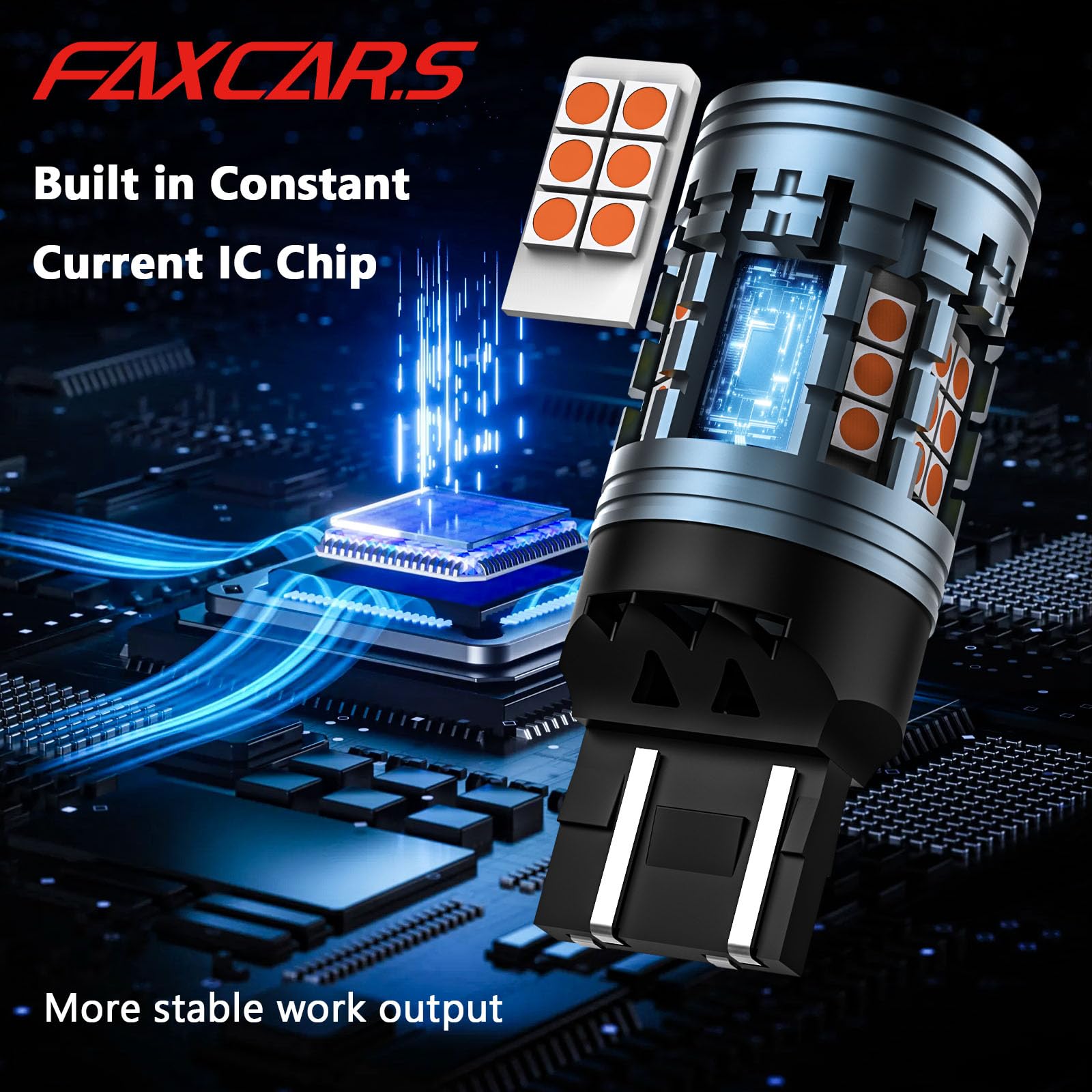 Amazon.com: FAXCARS 7440NA WY21W LED Rear/Front Turn Signal Light