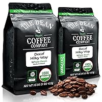 Vista 16 de The Bean Organic Coffee Company Aloha Bean (avellana hawaiana), tostado medio, café molido, bolsas de 16 onzas (paquete de 2), Café molido tostado