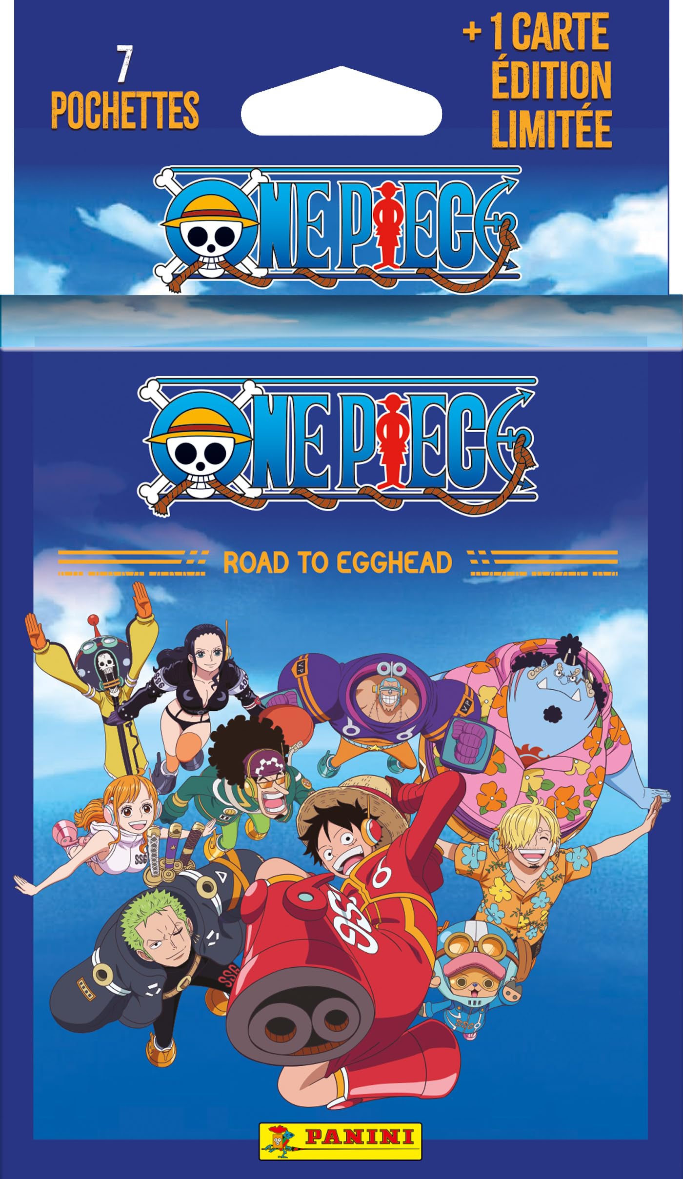 Panini One Piece Road to Egghead Blister 7 Pockets + 1 Limited Edition Card