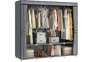 67 Inch Large Wardrobe Closet Organizer