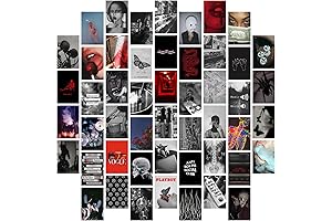 Waschbär 50 Piece Grunge Aesthetic Picture Wall Collage Kit (4x6in)