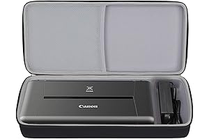 Black Travel Case Compatible with Canon PIXMA iP110 Printer