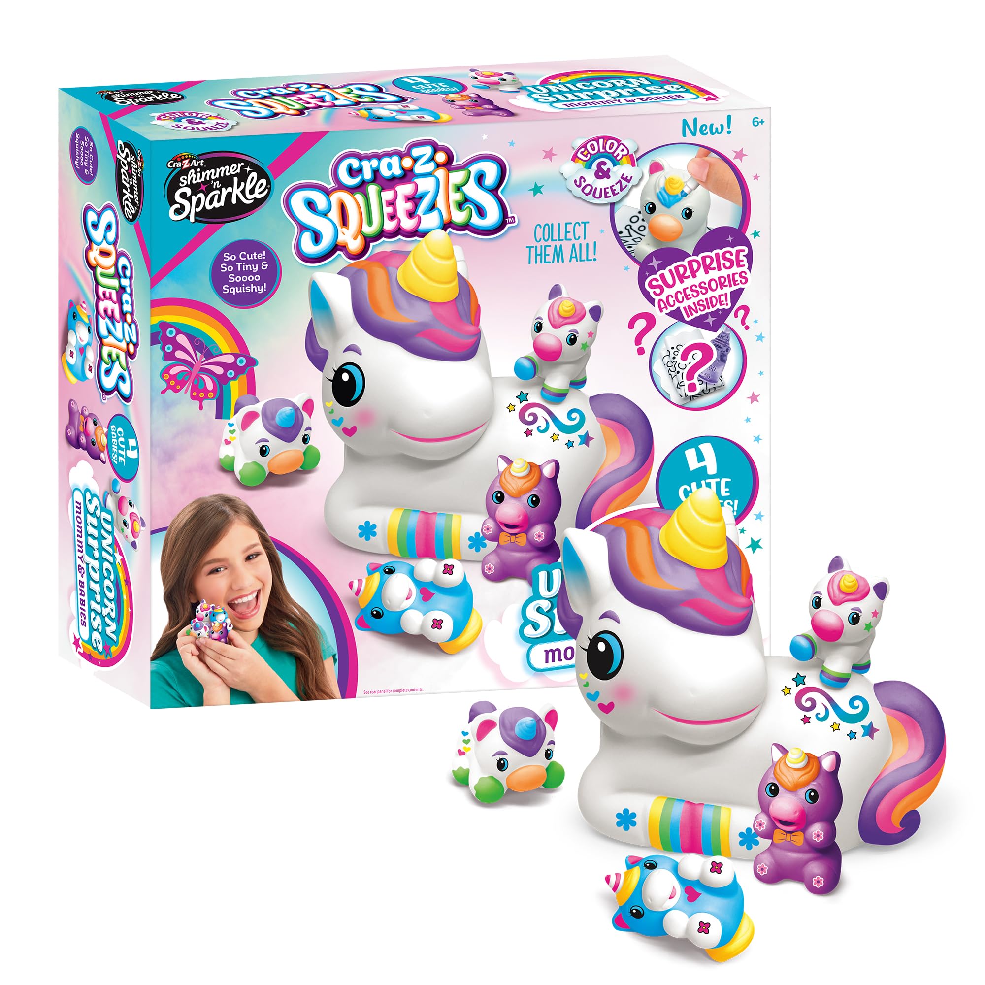Amazon.com: Shimmer 'n Sparkle CRA-Z Squeezies Unicorn