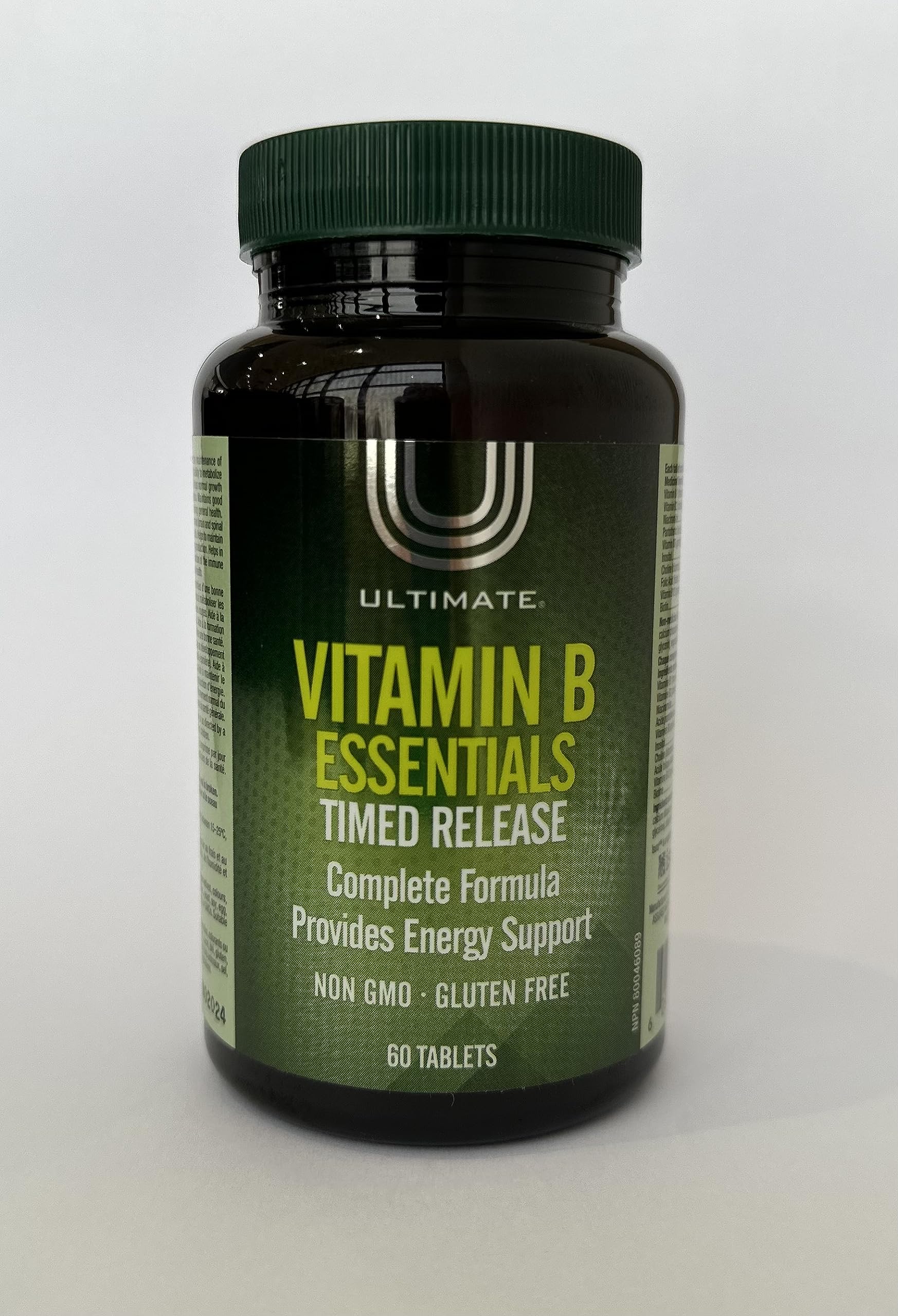 Ultimate Vitamin B Essentials, Provides Energy Support, 60 tablets
