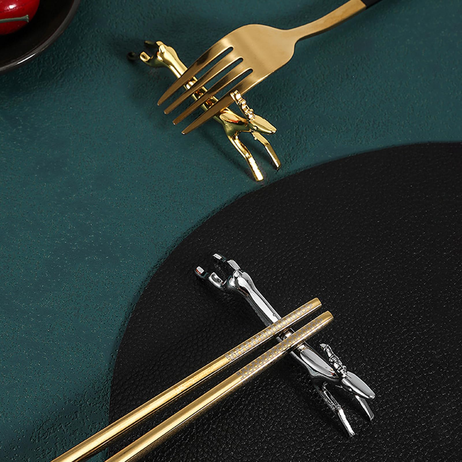 Support de baguettes pour table, cuillère, fourchette, décoration de bureau, vaisselle de restaurant, idéal pour un usage domestique, améliore l'expérience culinaire