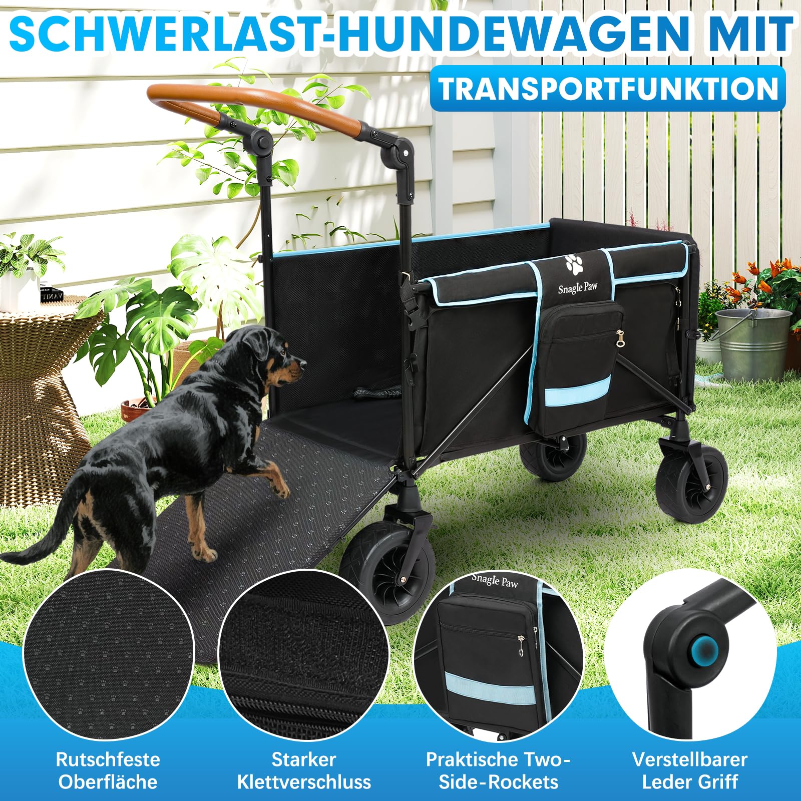Snagle Paw Falter - Passeggino per cani grossolani