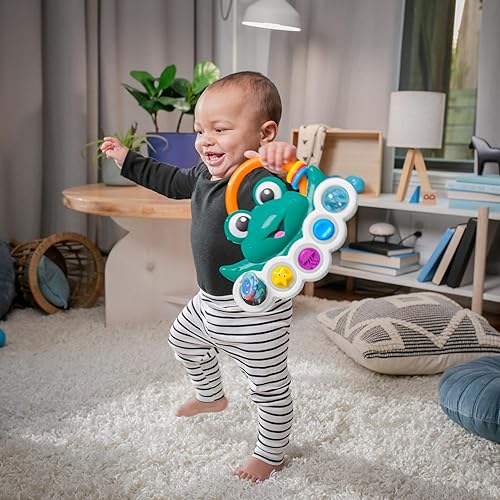 Miniatura 8 de Baby Einstein Ocean Explorers Neptune's Busy Bubbles - Juguete de actividad sensorial con luces interactivas y música, a partir de 3 meses Burbujas