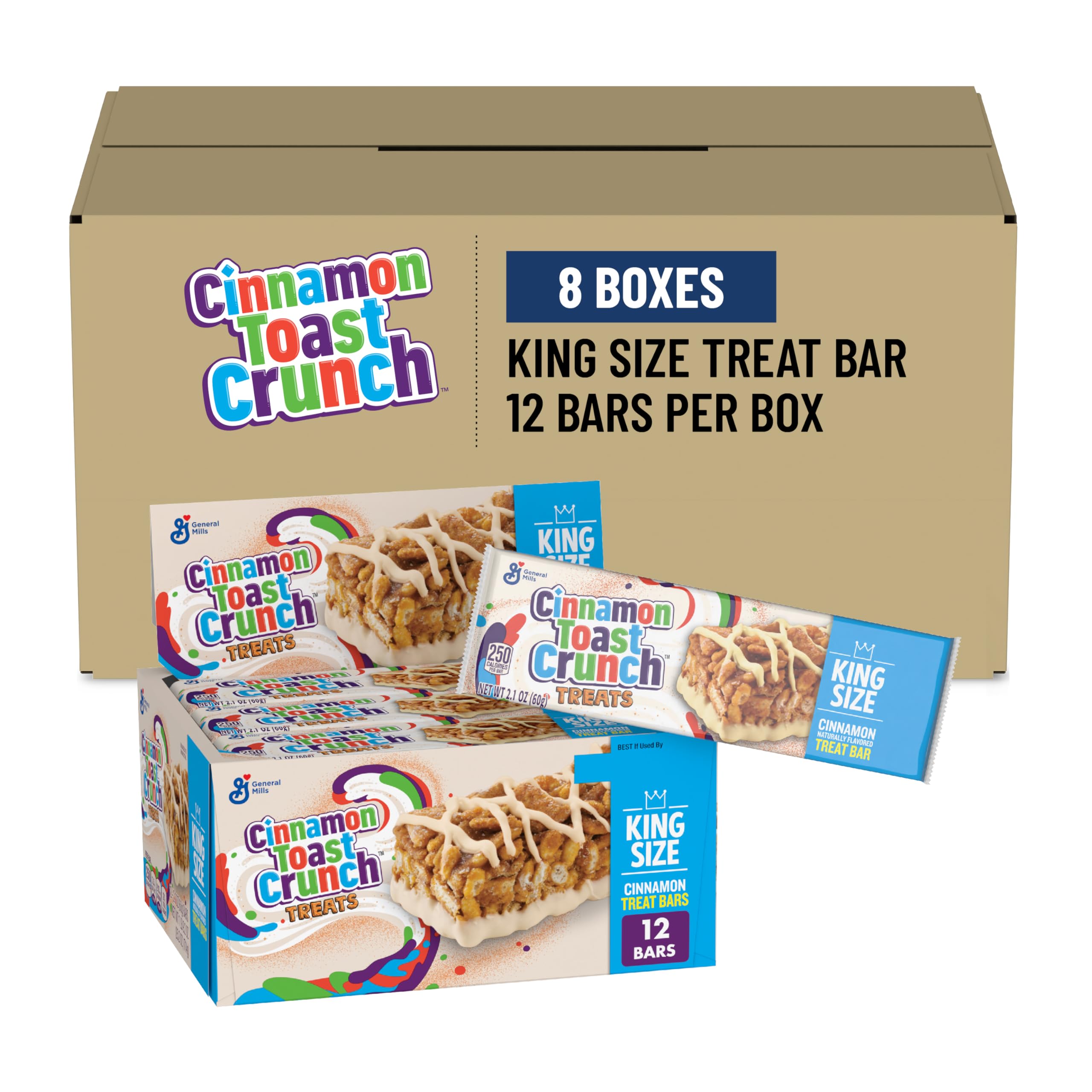 Treat Bars, 2.1 Oz, 12 Count (Pack of 8)