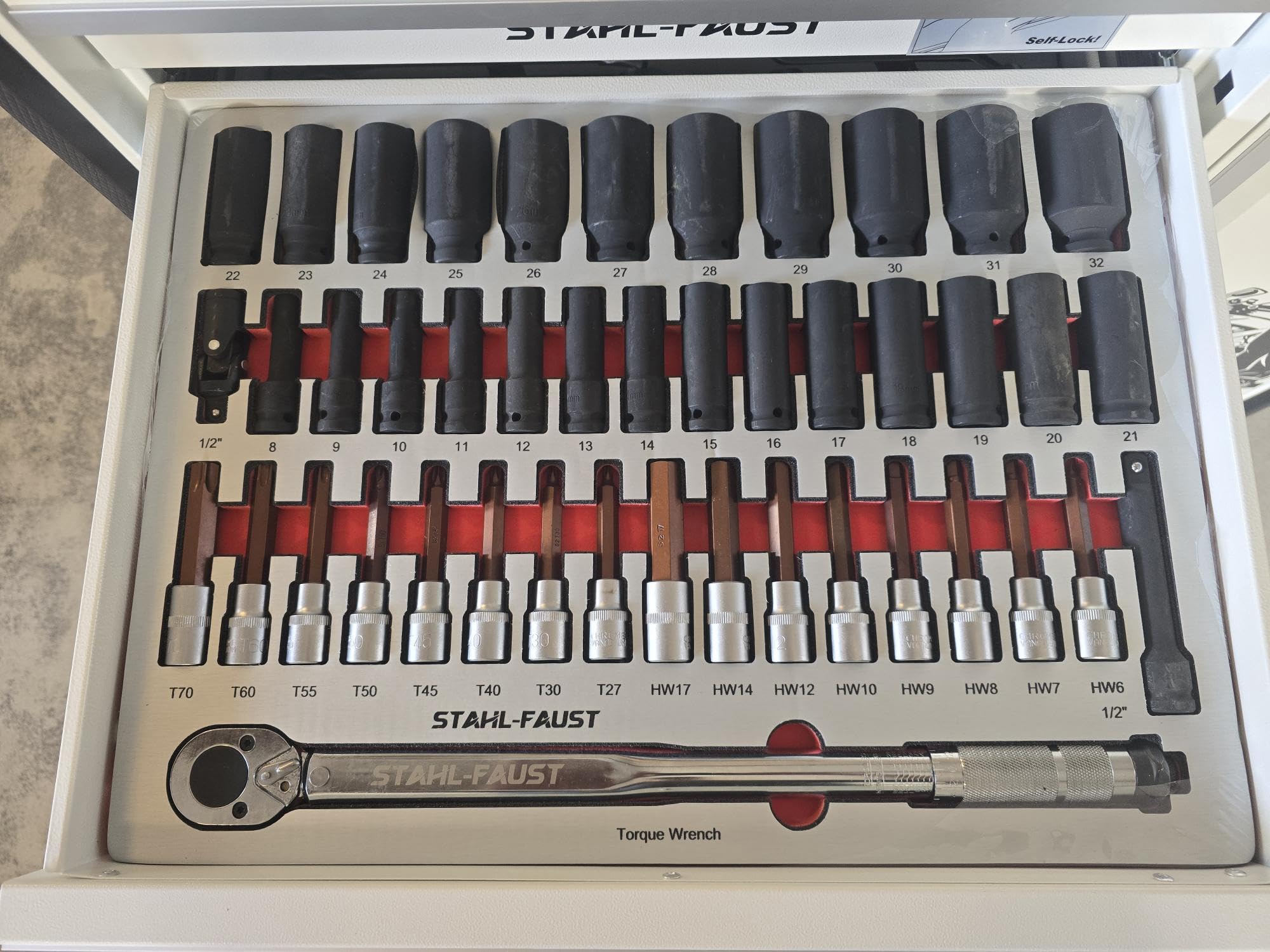 Stahl-Faust Profi Werkstattwagen XXL White
