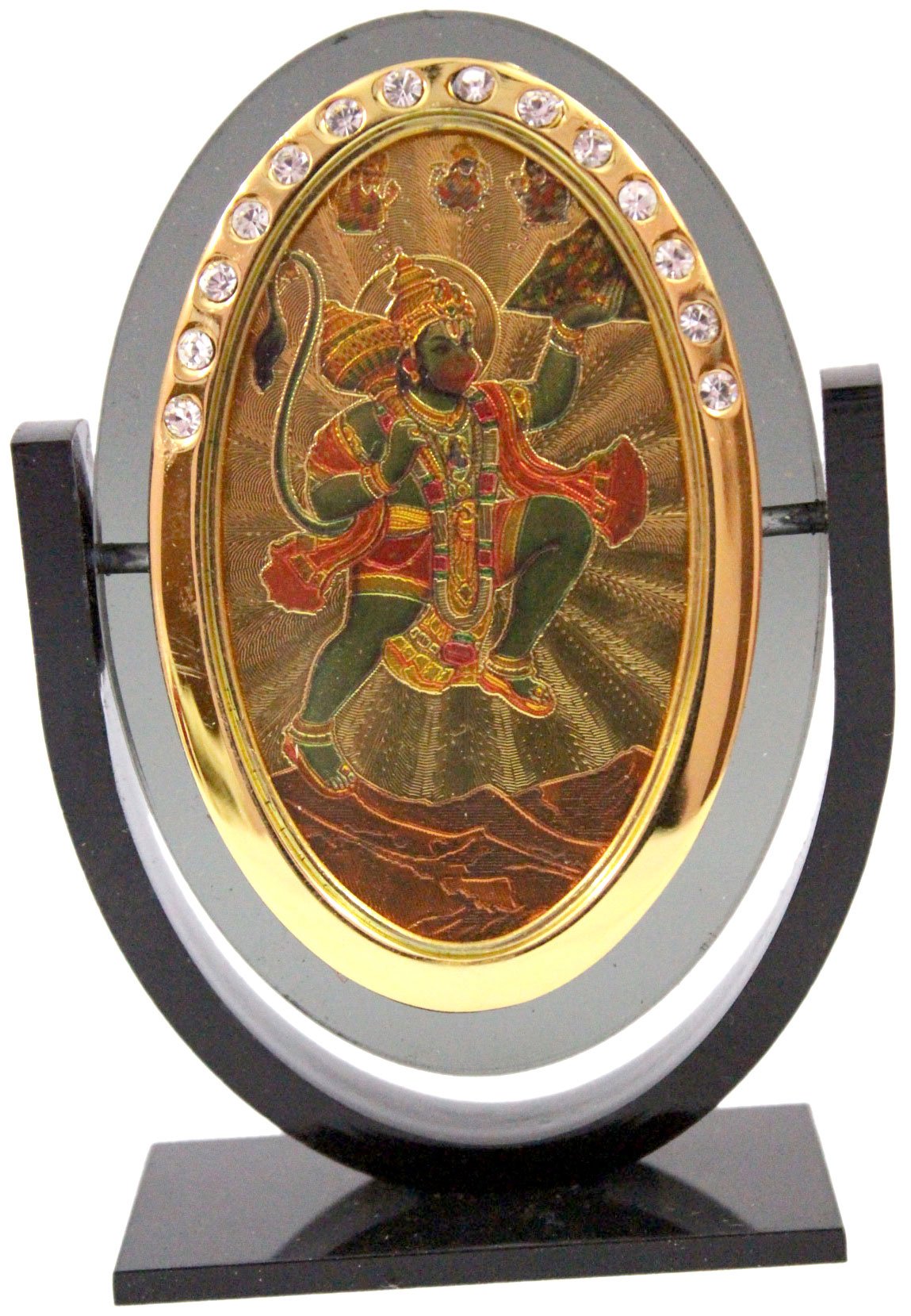 Royal Kurta Odishabazaar Lord Hanuman Idol For Car Dashboard/Home/Office/ Item - 3 X 2.5 Inch