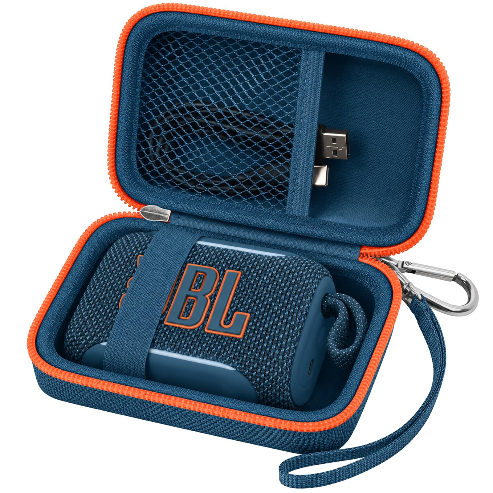 Speaker Case for JBL Go 5, Go 4 and Go 3, Hard Travel Case, Case Only