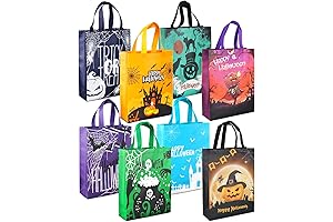 Aviski 8PCS Halloween Trick or Treat Bags