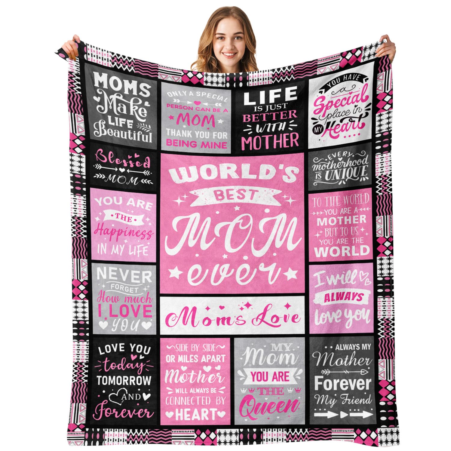 World's Best Mom Blanket