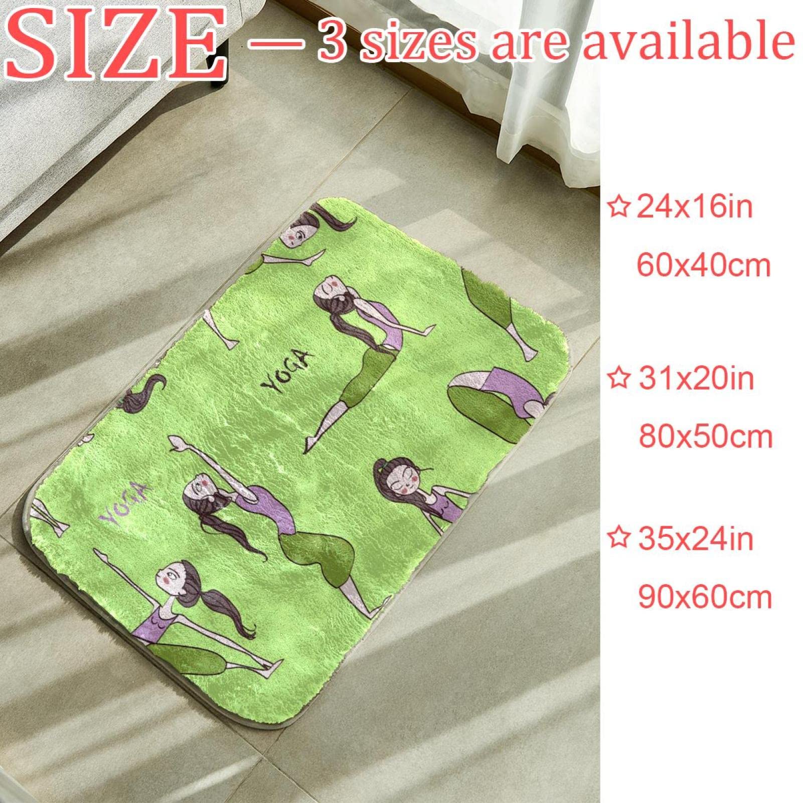 Doing Yoga Tapis en fausse fourrure pour salon, tapis pelucheux lavable pour chambre à coucher, rectangulaire
