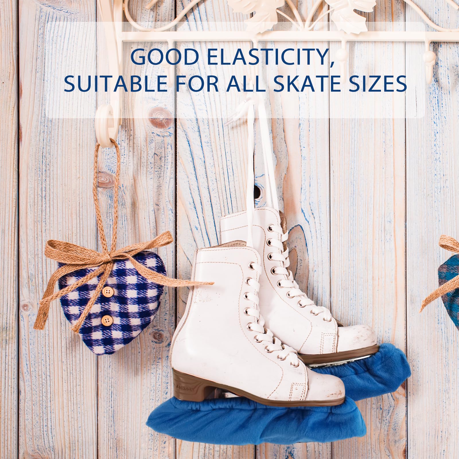 LIUHUO Skate Cover Pair of Terry Cloth Blade Cover Universal Multiple Colors