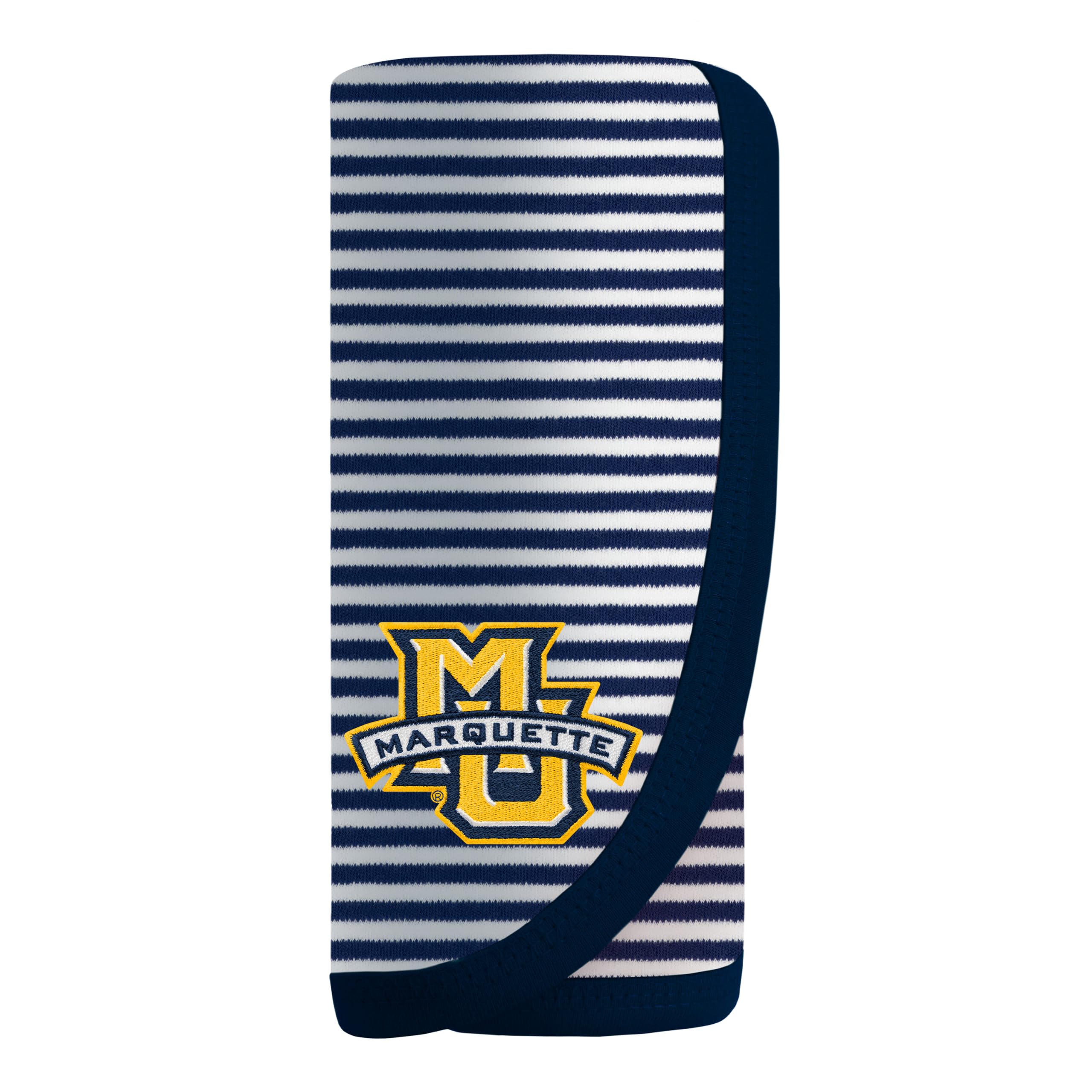 Creative Knitwear College Baby NCAA Infant Striped/Solid Blanket, Unisex, One Size 37.5 X 33.5