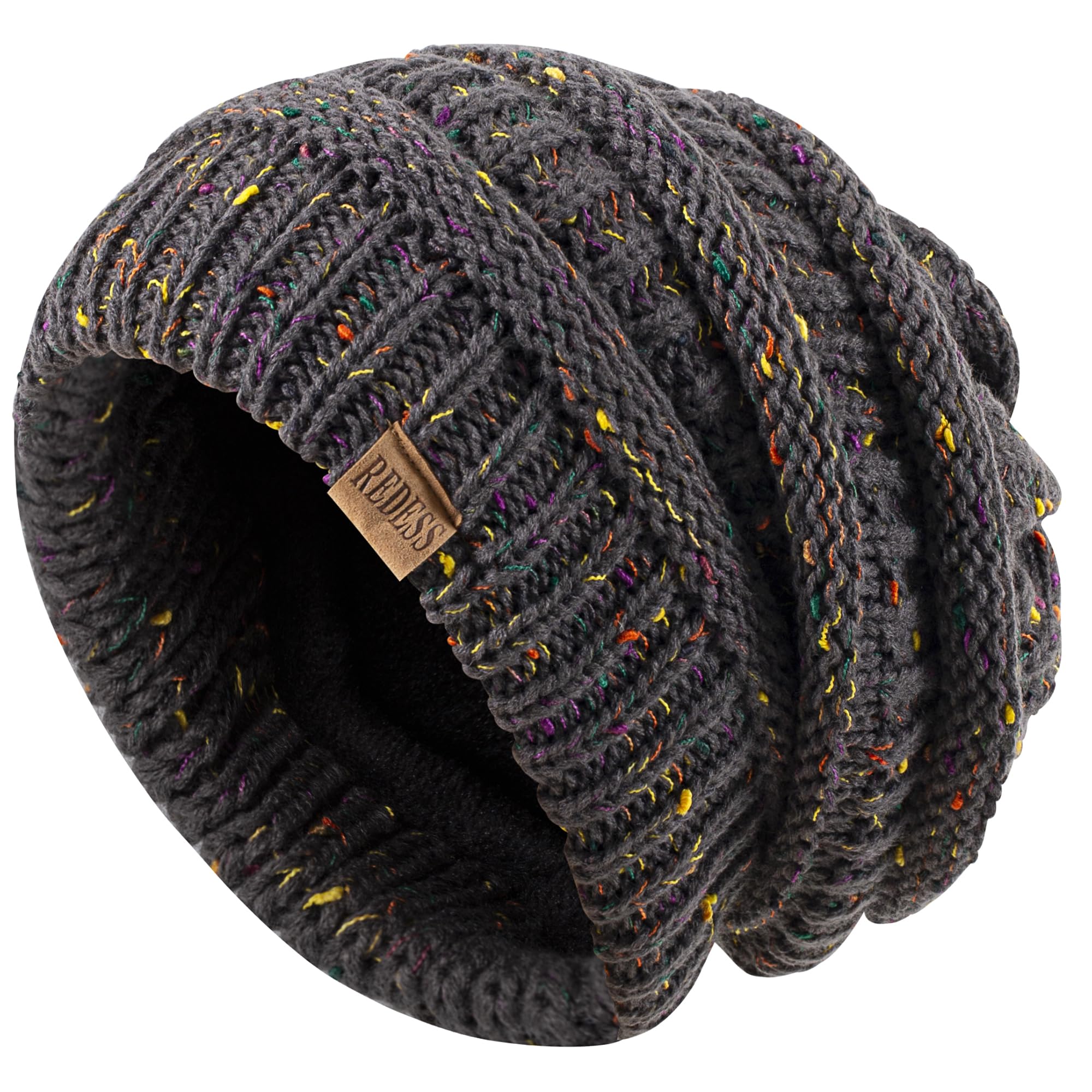 REDESS Slouchy Beanie Hat per Uomo e Donna Winter Warm Chunky Soft Oversize Cable Knit cap