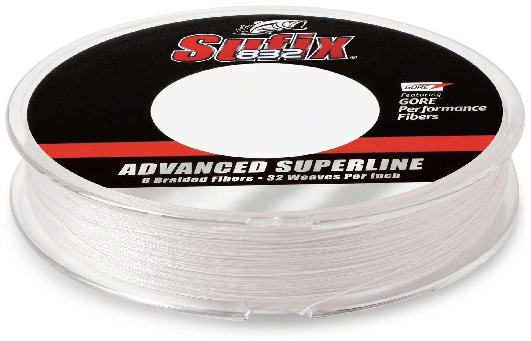 Sufix 832 Braid 150 yd Line, Ghost, 15 lb