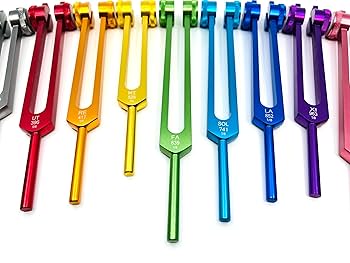 CosmicTune サクラドソルフェジオ チューニングフォーク 9本セット ソルフェジオ音階 チューナー 9本セット 音叉 / Solfeggio