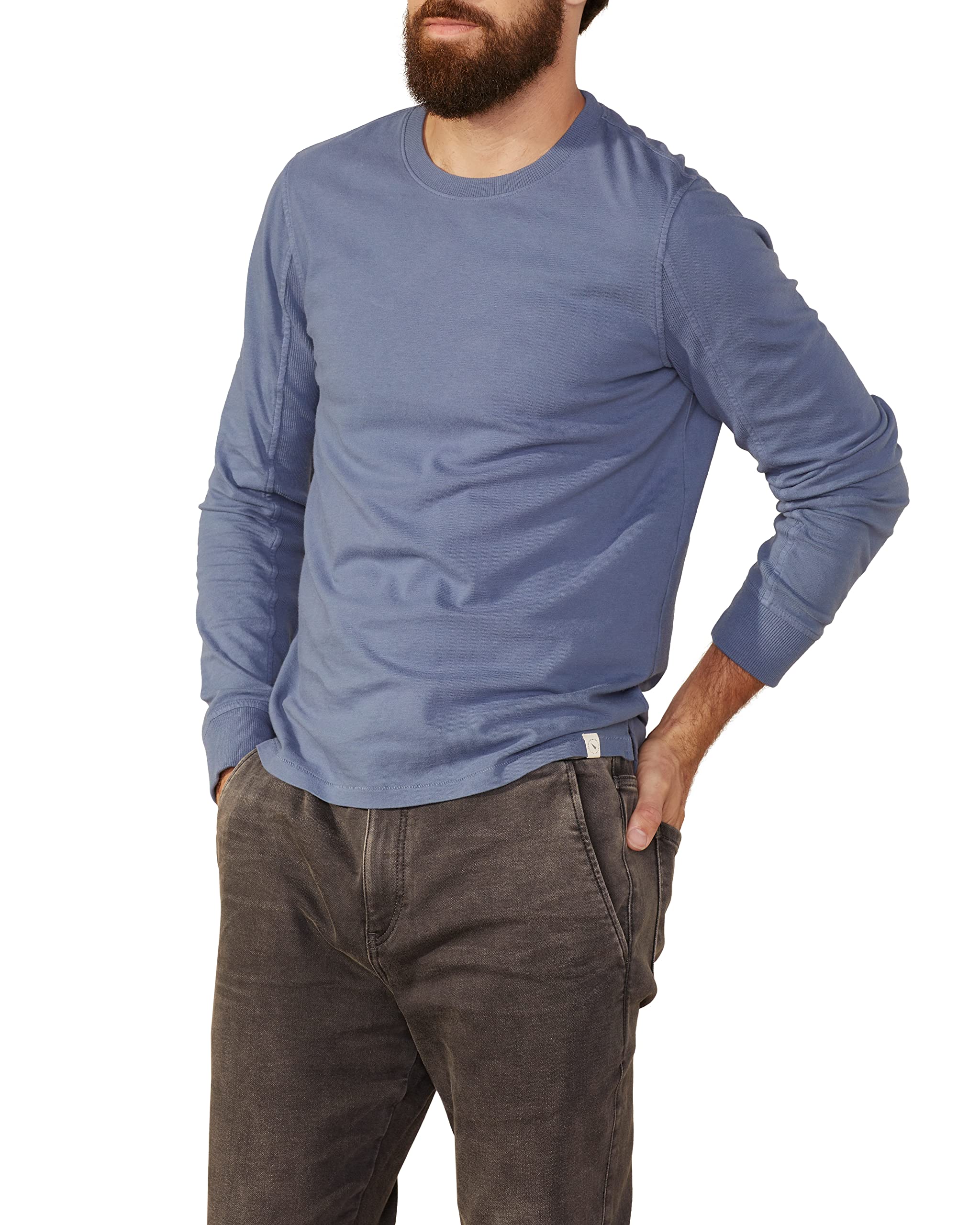 UpWestmens Gmt Dye Long Sleeve Crew T-Shirt