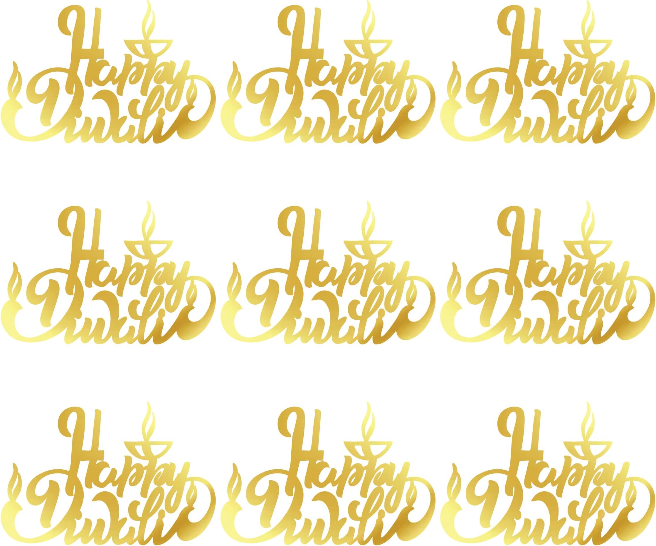 Mircom|}lotusdesign| Acrylic Diwali Gift Decoration Tags (2.5 INCH)