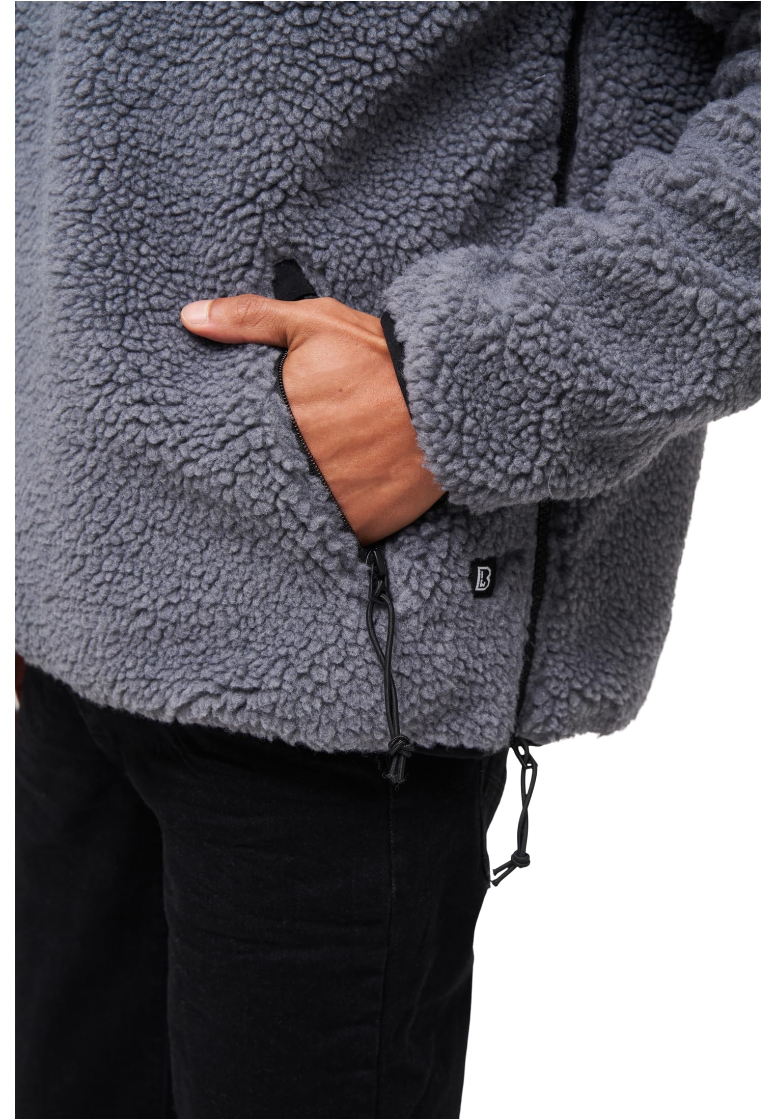 Brandit Teddy Windbreaker Hombre Cortavientos Negro 100% poliéster