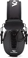 Vista 4 de Venture Gear Clandestine - Orejeras electrónicas de protección auditiva NRR 24dB, patrón de grafito negro
