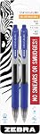 Zebra Pen SARASA Dry X20 Retractable Gel Pens, 0.7mm Medium Point, Black Ink with Rapid Fast Dry Ink Technology, Ideal for the Left Handed, Elimates Smudging and Smearing in Seconds, 4-Pack (46814)