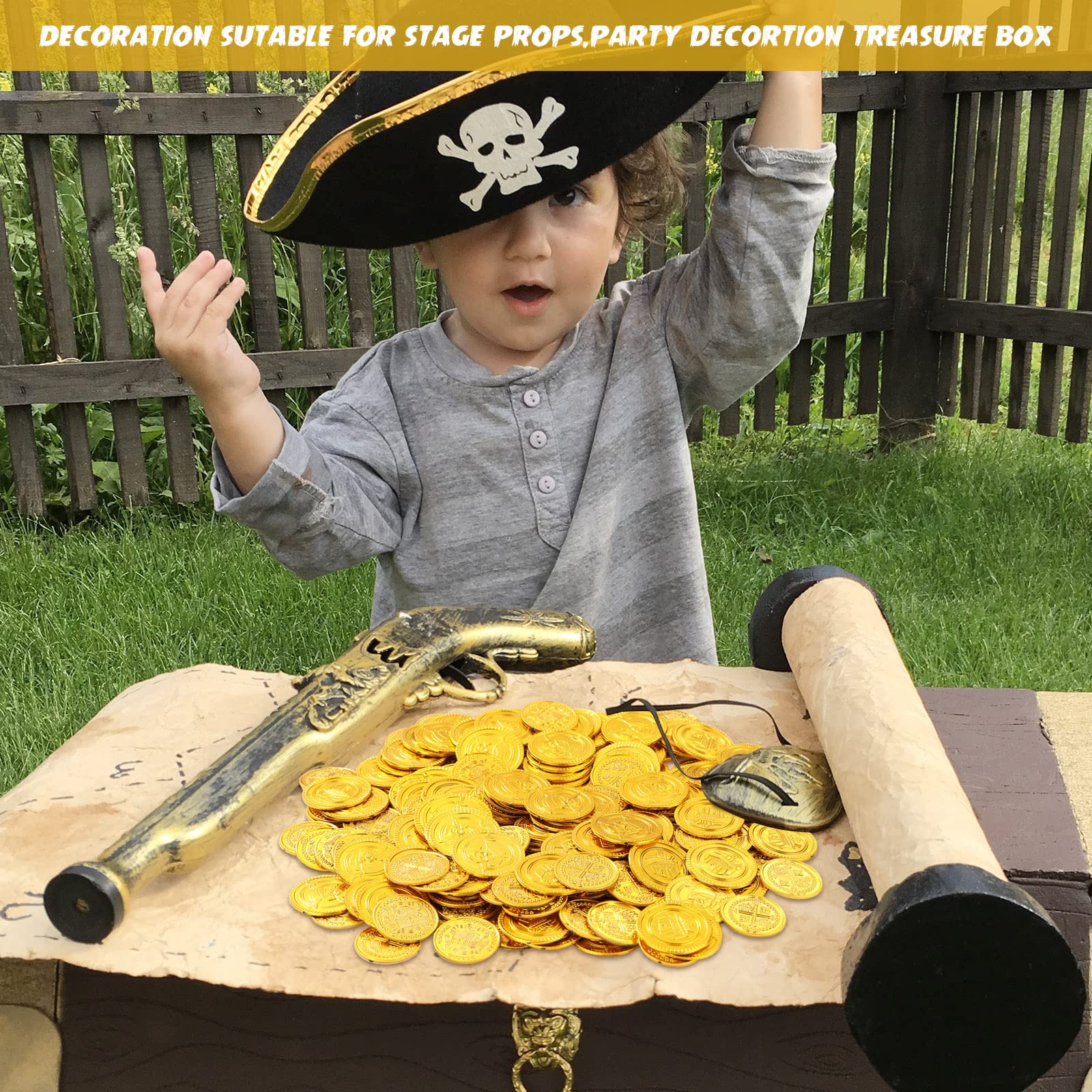 Snapklik.com : Charniol 200 Pcs St. Patricks Day Pirate Gold Coins ...