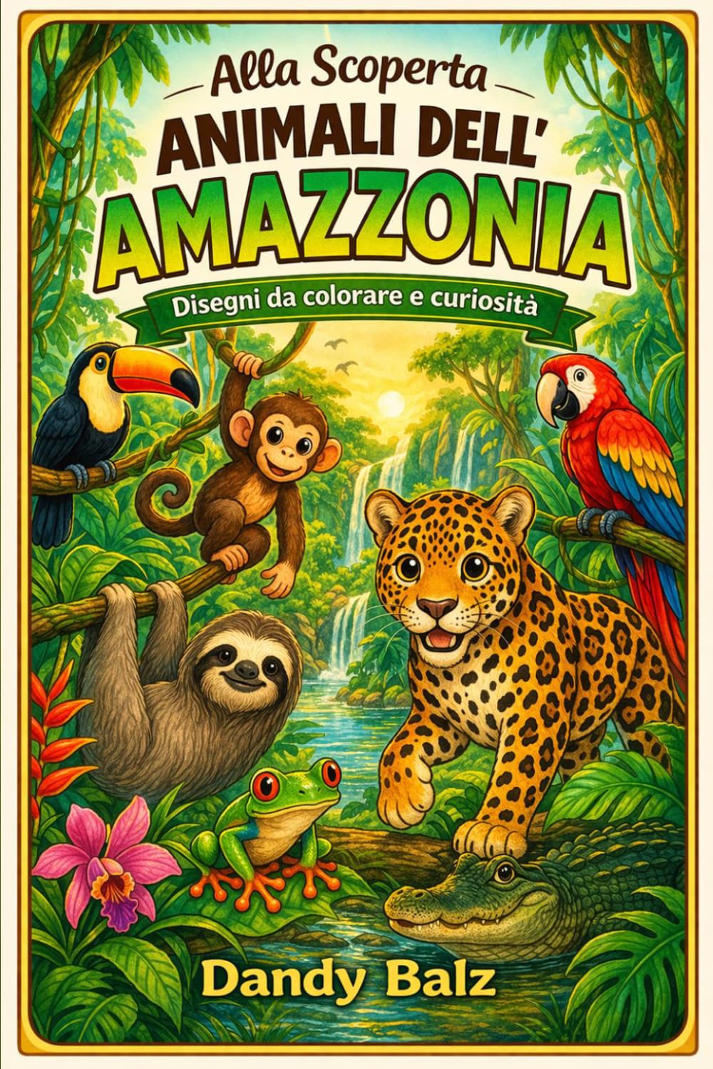Alla scoperta - Animali dell'Amazzonia: Disegni da colorare e curiosità (Alla scoperta - Animali da colorare)