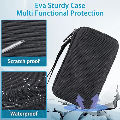 Miniatura 5 de khanka Funda de viaje rígida de repuesto para base de carga Anker de 100 W + batería externa Anker Prime de 12,000 mAh 130 W (solo funda).