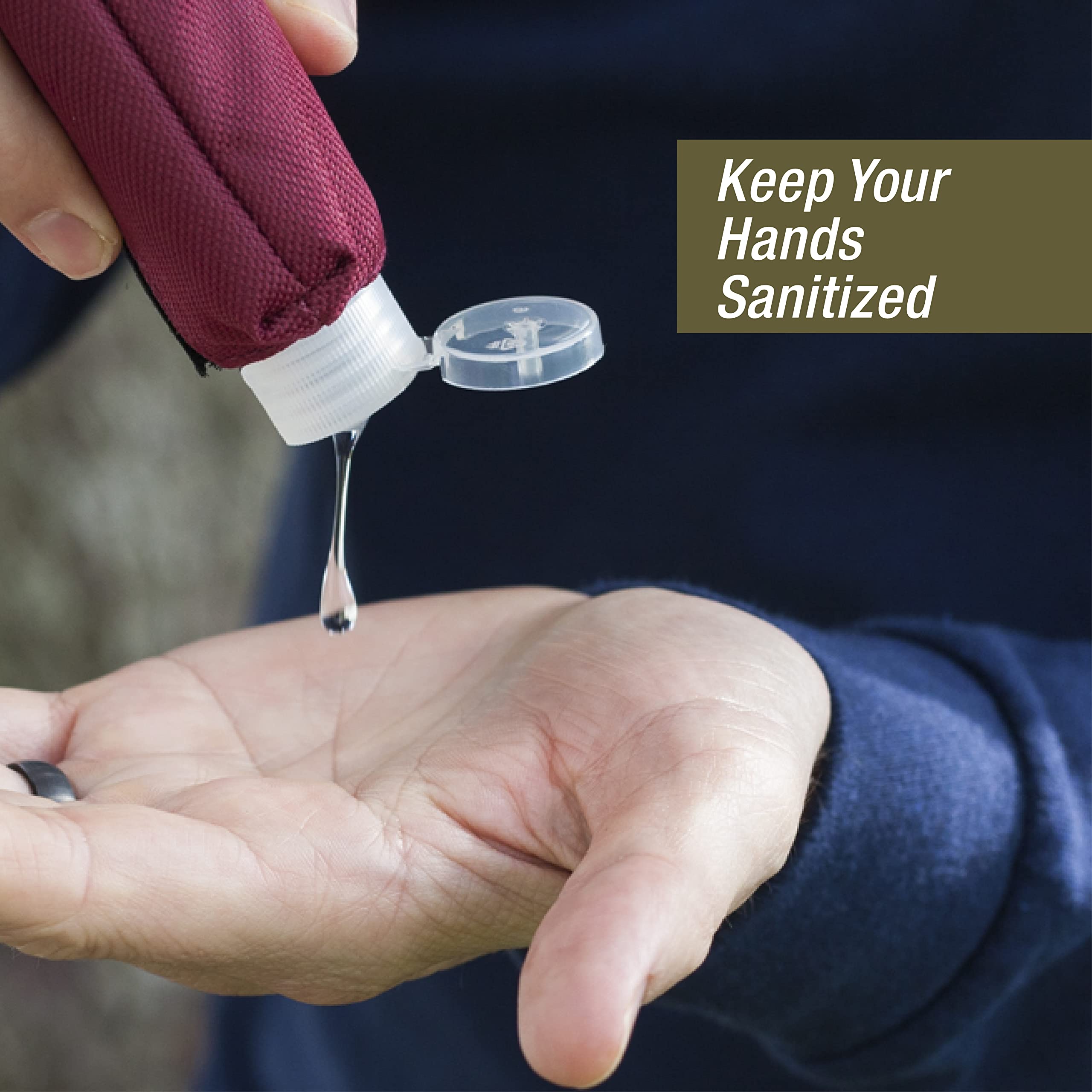 Amazon.co.jp: トラベルサイズのボトルケース、ハンドサニタイザー