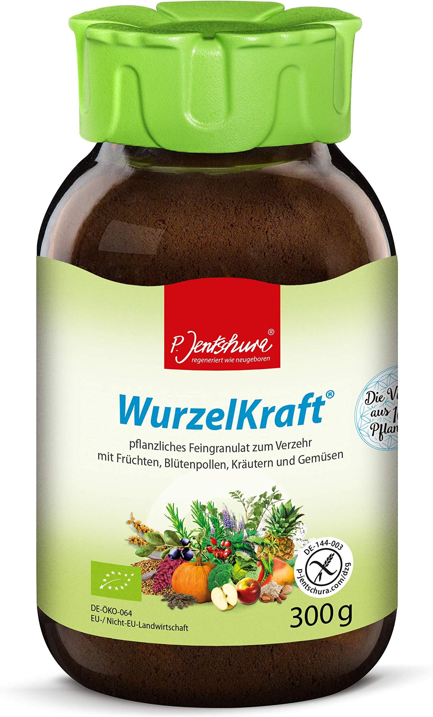 Dr. Jentschura's Alkaline Organic Super Food Supplement with 103 Herbs/Plants, 300g