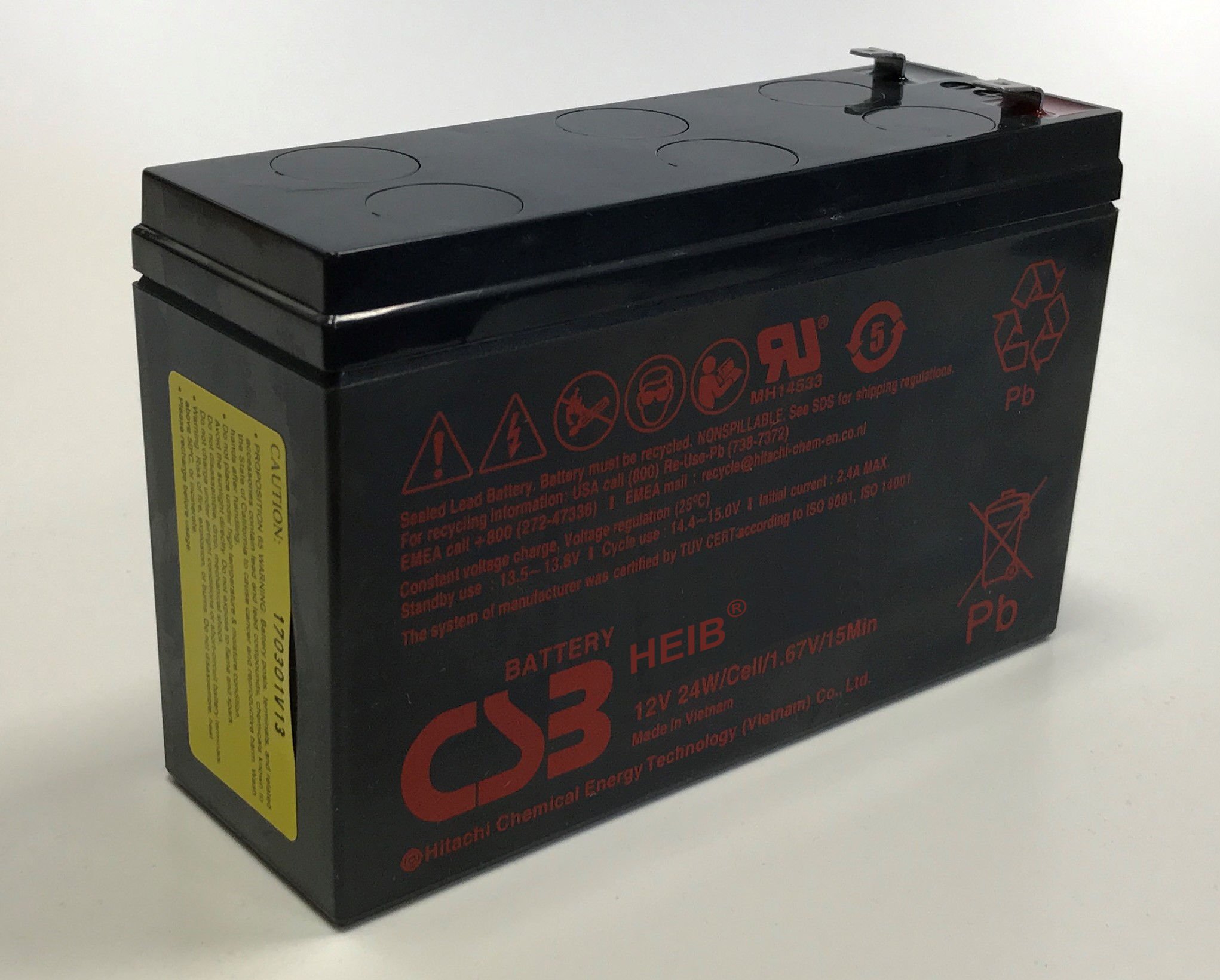Qualità Batteria - Batteria per UPS APC RBC2 - 12 V - Lead Acid - PB