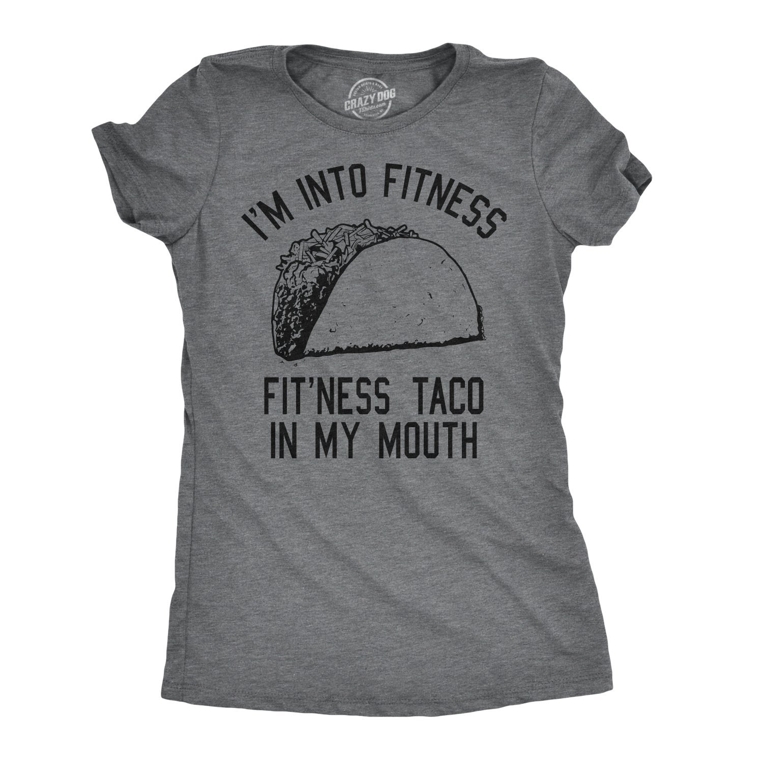 Womens Fitness Taco Funny Gym T Shirt Cool Humor Graphic Muscle Tee for Ladies